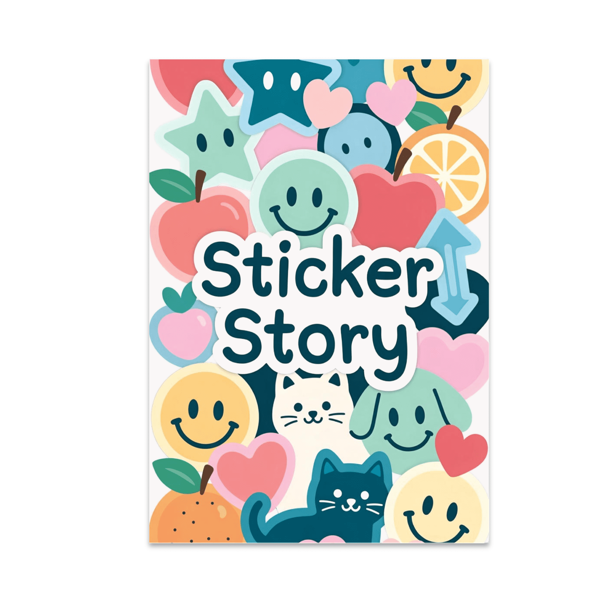 Sticker Story Collage Art - Art Lovers - 13x19 Poster Print - Walmart.com
