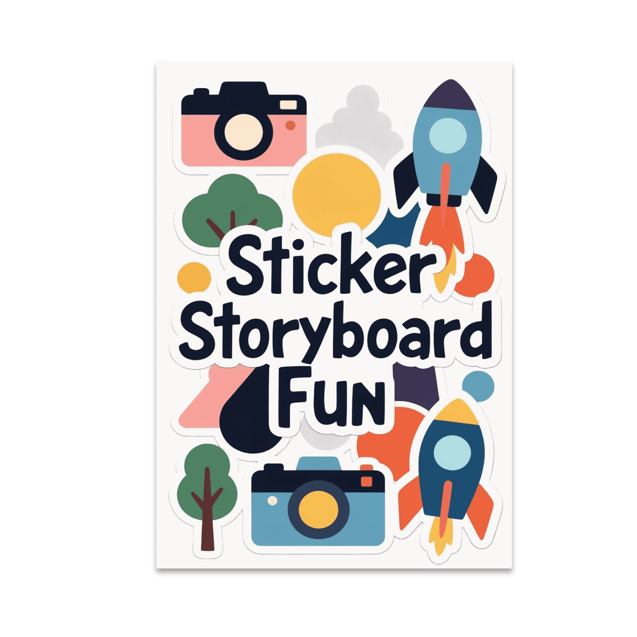Sticker Storyboard Fun - Art Enthusiast - 13x19 Poster Print - Walmart.com