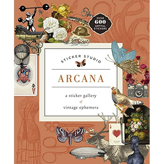 Pre-Owned Sticker Studio: Arcana: A Sticker Gallery of Vintage Ephemera (Hardcover) 125027933X 9781250279330