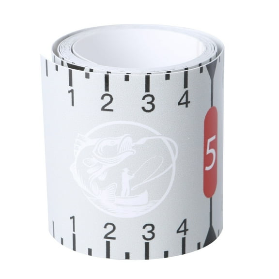 Sticker Tape for Boats Kayak Fishing Fish Measuring Device Fishing Ruler Adhesive Fish Ruler, 51Inch Fish Measuring Tape