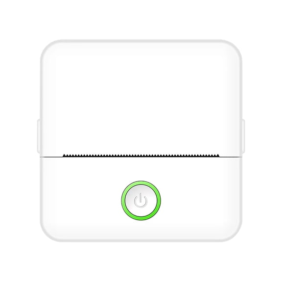 Sticker Thermal Sticker Printer Machine Inkless Portable Thermal Printer BT Wireless Portable Phone Printer Sticky Note Printer For Notes Compatible With For  White