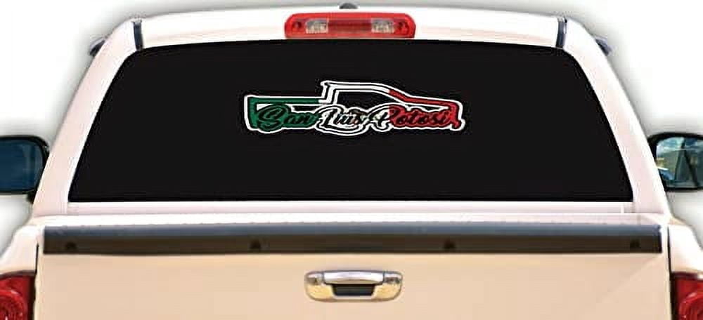 DGO Durango Mexico State Pride Decal - 3.6" X 9" Vinyl Sticker For Car, Laptop, Wall