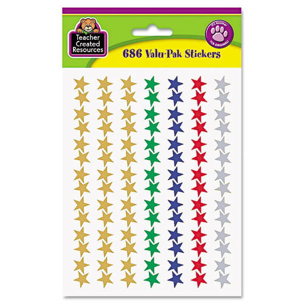 Sticker Valu-Pak, Foil Stars, 686/Pack Sticker Valu-Pak, Foil Stars, 686/Pack
