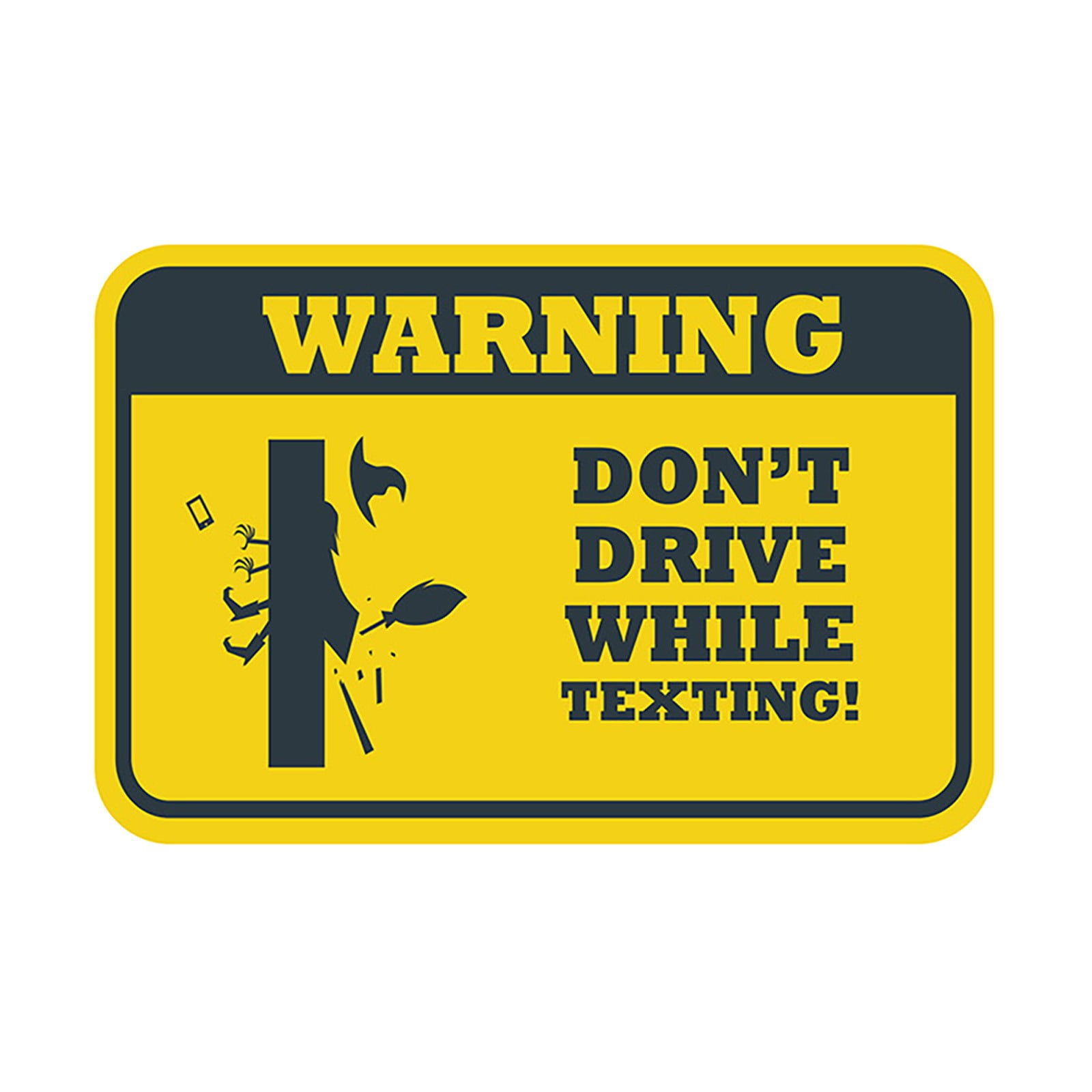 Sticker Wall Sticker Warning Sign Sticker Removable Widget Wall