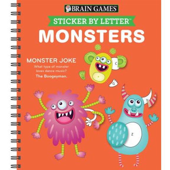 Pre-Owned Sticker by Letter: Monsters (Spiral-bound) 1640307400 9781640307407