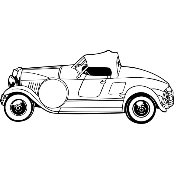 StickerChef 1929 Auburn Boattail Car Wall Decals Stickers Man Cave Boys Room Dcor