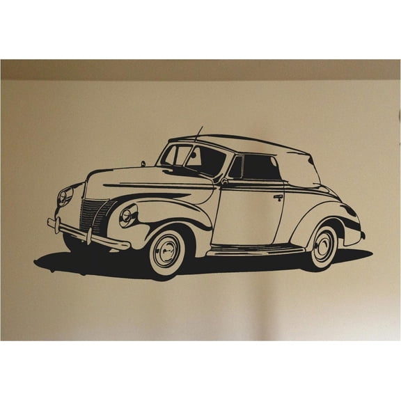 StickerChef 1940 Coupe Car Wall Decal- Auto Murals- Man Cave Decor