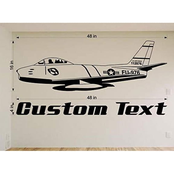 StickerChef Airplane Fighter Jet Car Wall Decals Stickers Graphics Man Cave Boys Room Dcor