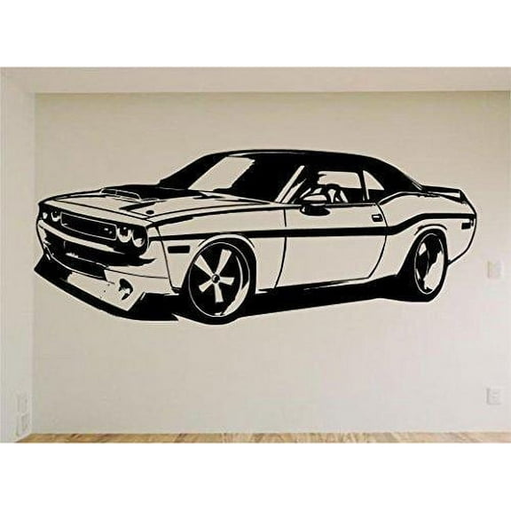 StickerChef Dodge Challenger Charger Car Auto Wall Decal Stickers Murals Boys Room Man Cave
