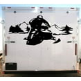 thumbnail image 1 of StickerChef Fly Snowmobile Racing Trailer Decals Mountains Trees Stickers, 1 of 3