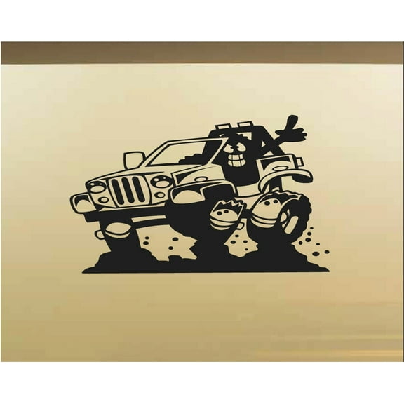 StickerChef Jeep Car Wall Decal - Auto Wall Mural - Vinyl Stickers - Boys Room Decor