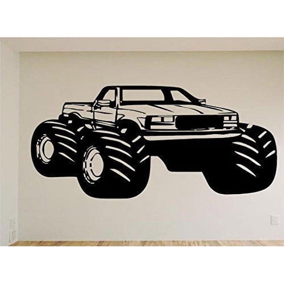 StickerChef Monster Truck Race Car Auto Wall Decal Stickers Murals Boys Room Man Cave