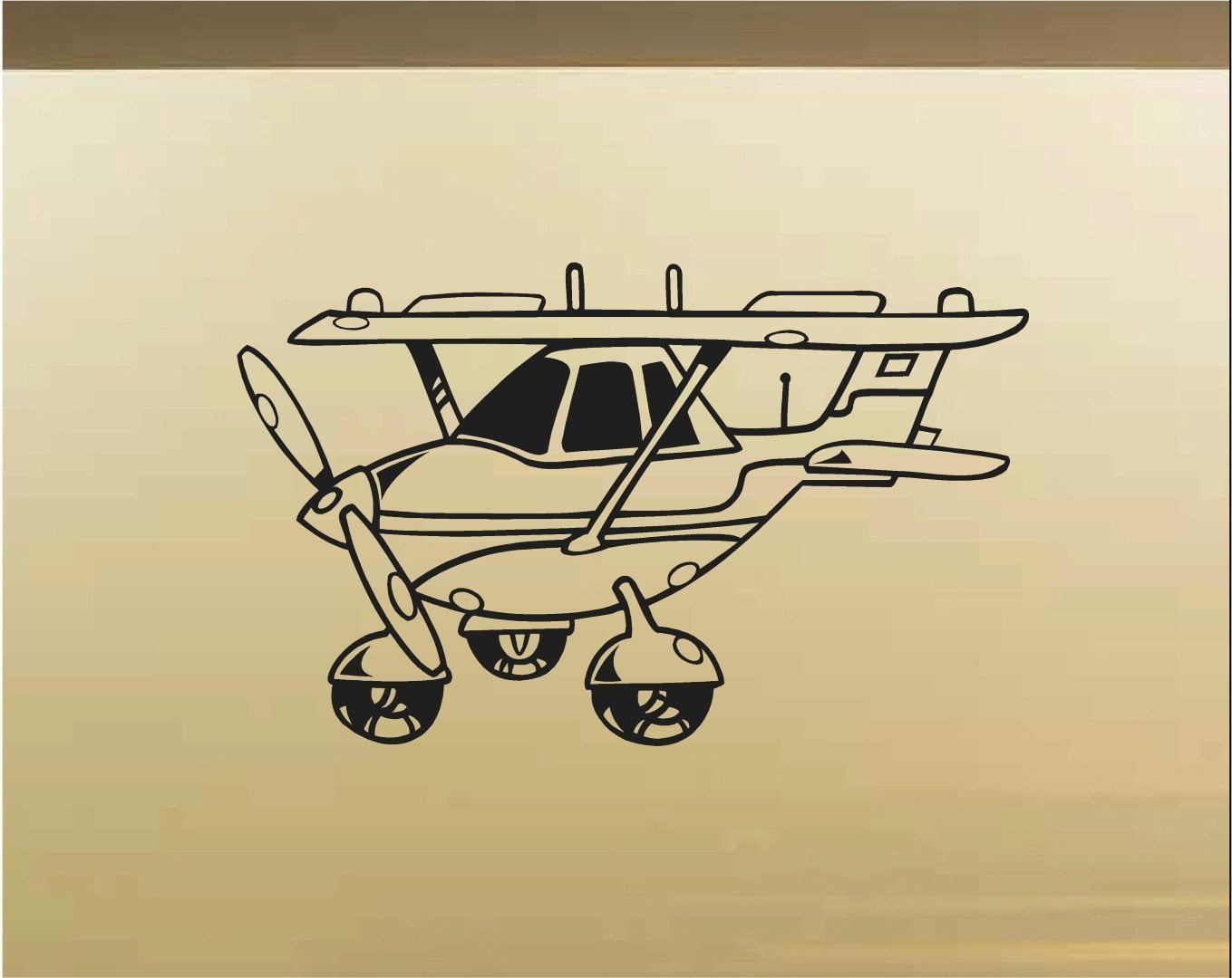 StickerChef Plane Car Wall Decal Auto Wall Mural Vinyl Stickers