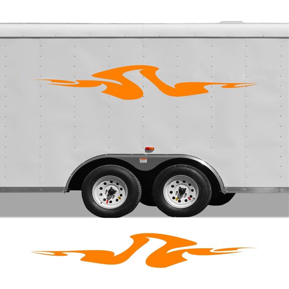 StickerChef  Pontoon Boat Camping Trailer Motor Home RV Replacement Decals CB34 Stripe Set