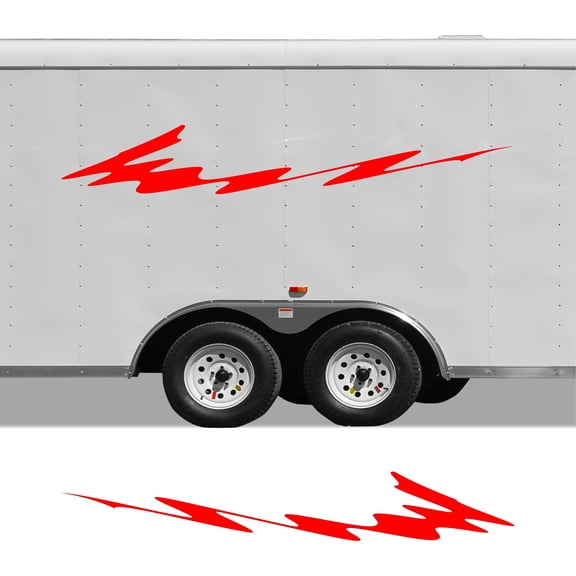 StickerChef  Pontoon Boat RV Stripes and Graphics Large Replacement Trailer Decals Set CB52