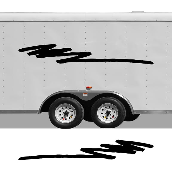 StickerChef  Pontoon Boat RV Trailer Motor Home Replacement Camper Decals CB09 Stripe Set