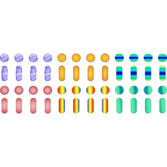 StickerTalk Assorted Patterns Apple Watch Crown Button Dots