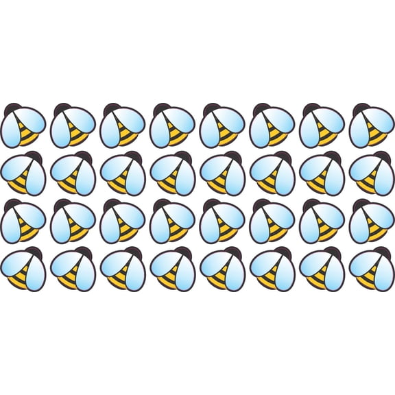 StickerTalk Bee Vinyl Sticker Sheet, 0.5 inches x 0.5 inches