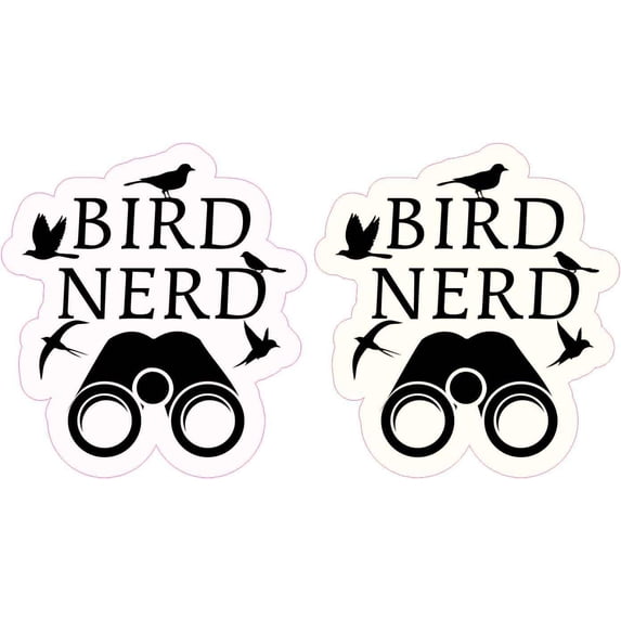StickerTalk Bird Nerd Vinyl Stickers, 2.3 inches x 2.5 inches - Walmart.com