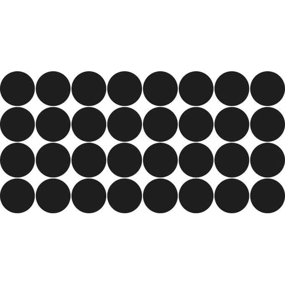 1/2 inch Black Camera Dots Webcam Covers
