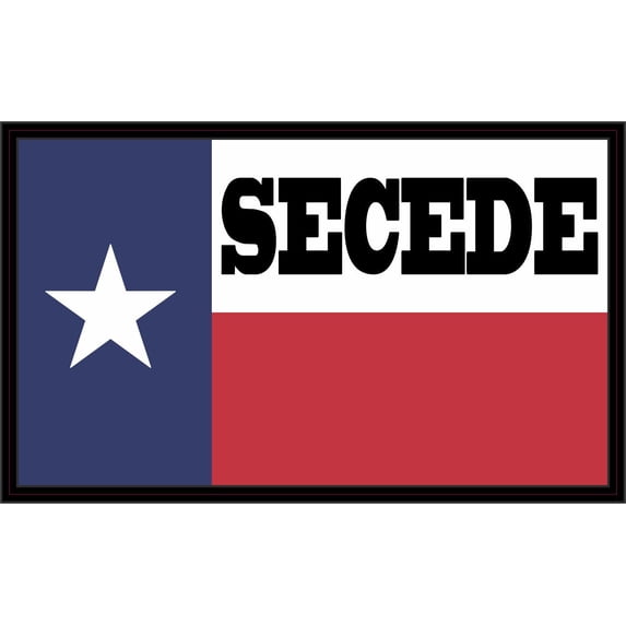 StickerTalk Texas Flag Secede Magnet, 5 inches x 3 inches
