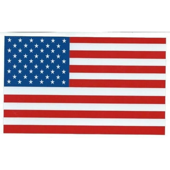 StickerTalk Brand 5in x 3in United States Of America Flag Magnet Vinyl Flag Vehicle Magnets