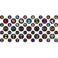 thumbnail image 1 of StickerTalk, Christian Camera Dots Vinyl Sticker, 1 sheet of 53 stickers, 32 0.25 in. dia., 21 0.375 in. dia., 1 of 1