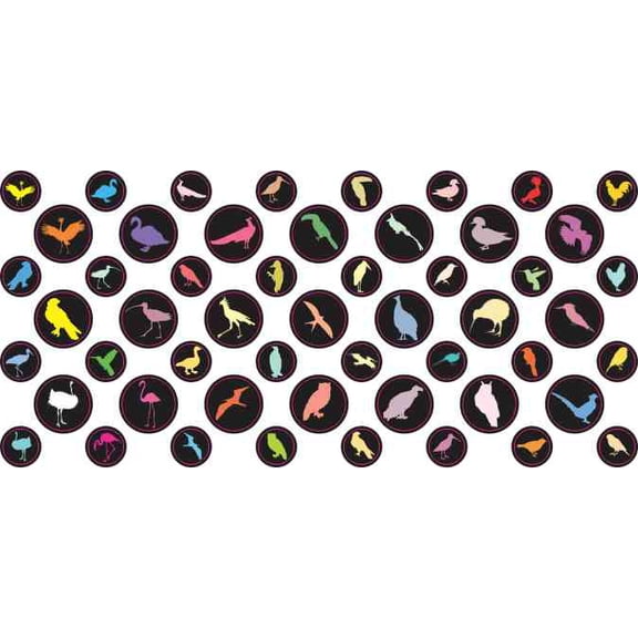 StickerTalk, Bird Camera Dots Webcam Covers, 1 sheet of 53 stickers, 32 0.25 in. dia., 21 0.375 in. dia.