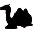 thumbnail image 1 of StickerTalk Camel Silhouette Vinyl Sticker, 5 inches x 4 inches, 1 of 2