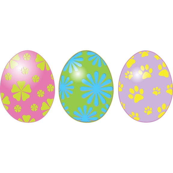 StickerTalk Easter Eggs Vinyl Stickers, 2.25 inches x 3 inches