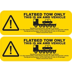 Towing Stickers for Vehicles and Decor in a Variety of Designs