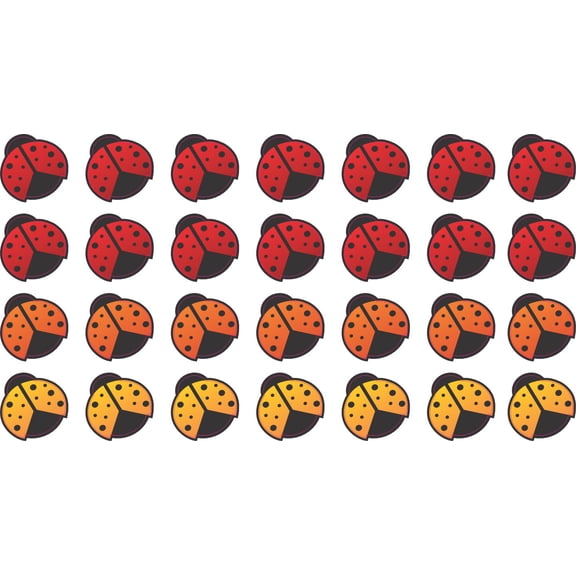 StickerTalk Ladybug Vinyl Sticker Sheet, 0.5 inches x 0.5 inches