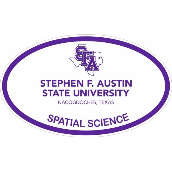 StickerTalk Official SFA Spatial Science Sticker, 5 inches x 3 inches