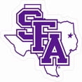 thumbnail image 1 of StickerTalk Officially Licensed Stephen F Austin SFA Sticker, 5, 1 of 2