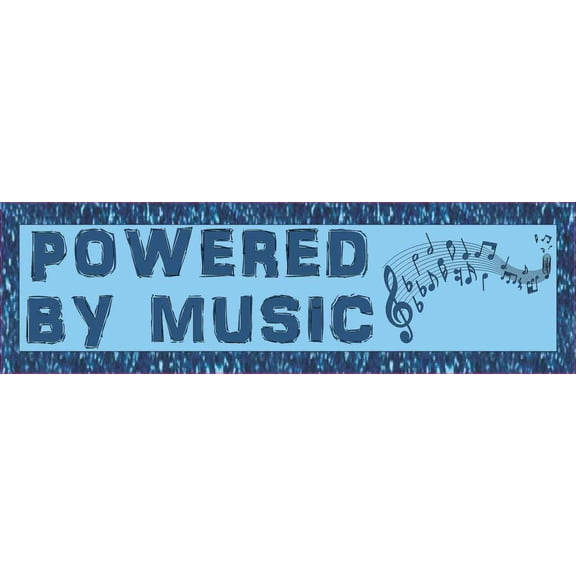 StickerTalk Powered by Music Magnet, 10 inches by 3 inches