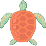StickerTalk Sea Turtle Vinyl Sticker, 5 inches x 5 inches