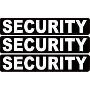 StickerTalk Security Vinyl Stickers, 1 sheet of 3 stickers, 4 in
