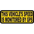 thumbnail image 1 of StickerTalk Speed Monitored By GPS Magnet, 10.5 inches x 4 inche, 1 of 2