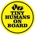 thumbnail image 1 of StickerTalk Tiny Humans on Board Vinyl Sticker, 5 inches x 5 inches, 1 of 3