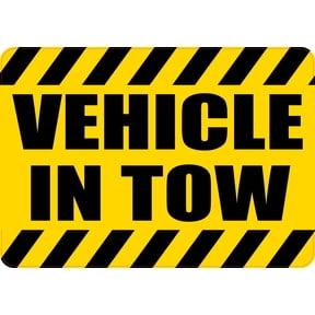 Towing Stickers for Vehicles and Decor in a Variety of Designs