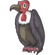 StickerTalk Vulture Sticker, 2.5 inches x 4 inches