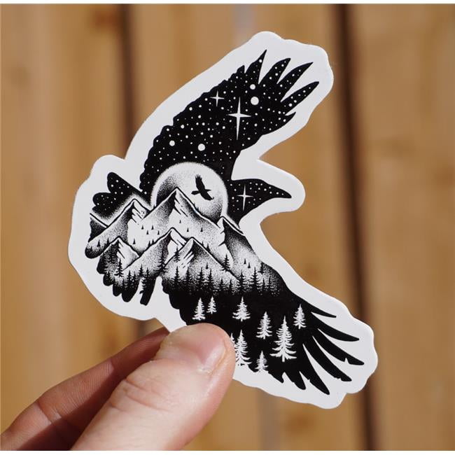 Bird In Flight Sticker Stickerart 777315 3.5 x 3 in. Fly High Bird Sticker - Walmart.com