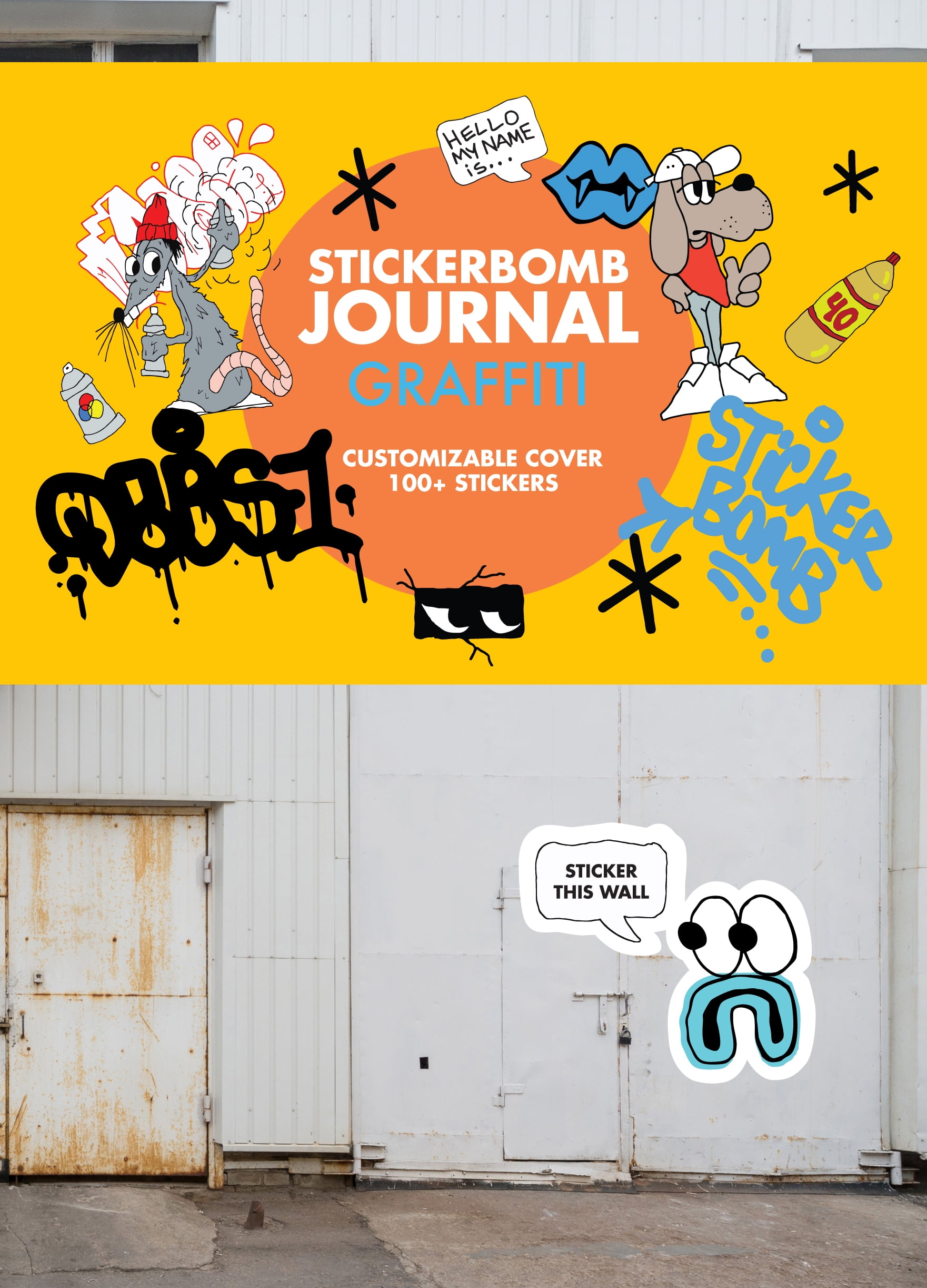 Stickerbomb Journal Graffiti (Diary)