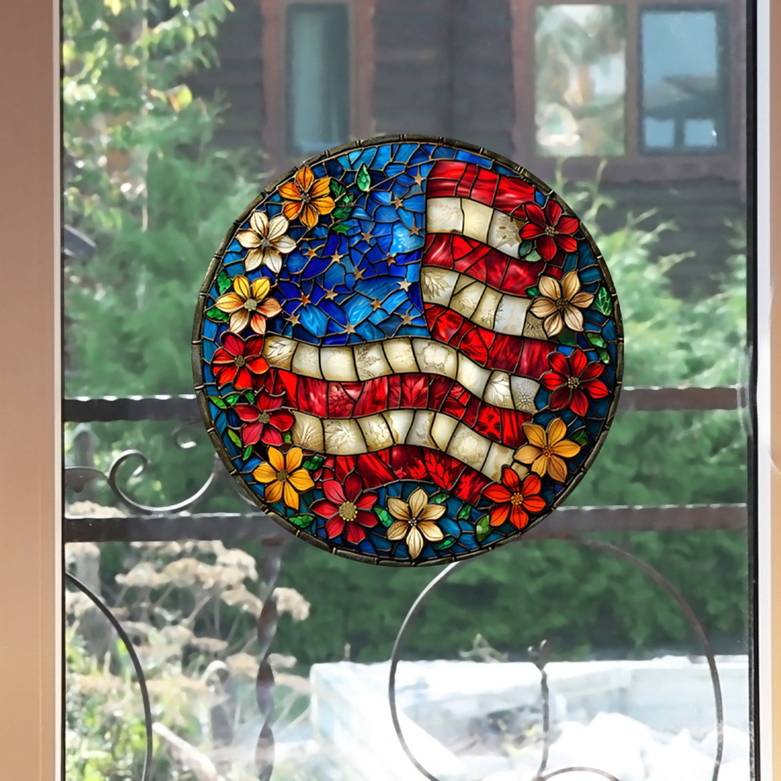 Stickers Aesthetic,Cool Stickers, Independence Day Glass Sticker Home