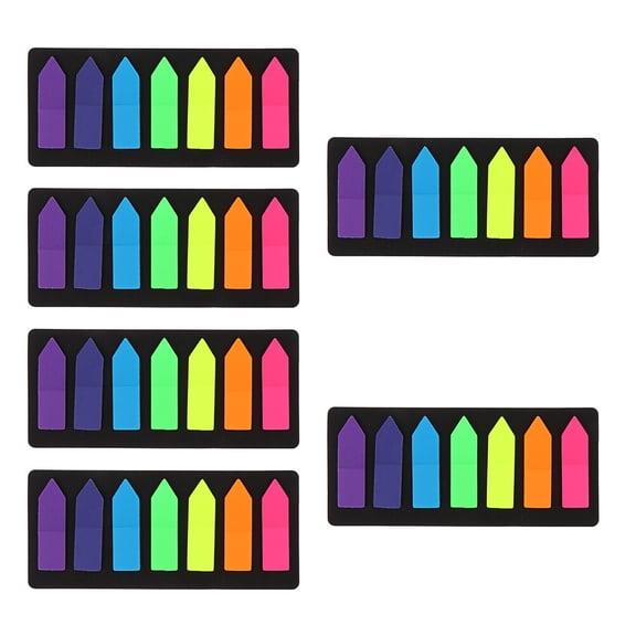 Stickers Applique Labels Memo Pad Page Marker Tabs Multipurpose 6 Sets