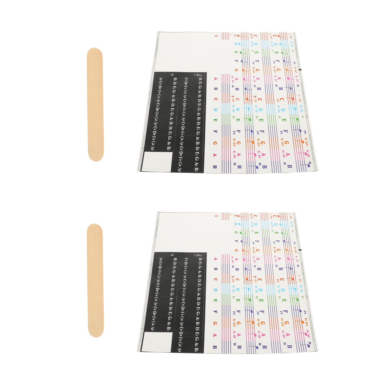 Stickers Beginner Piano Adhesive Note for Keyboard Music Sheet Notes ...