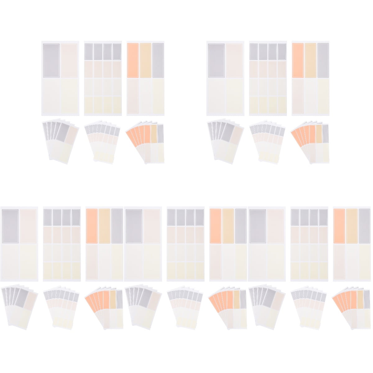 Stickers Book 650 Pcs Label Kitchen Blank Labels for Bottles Sticky ...