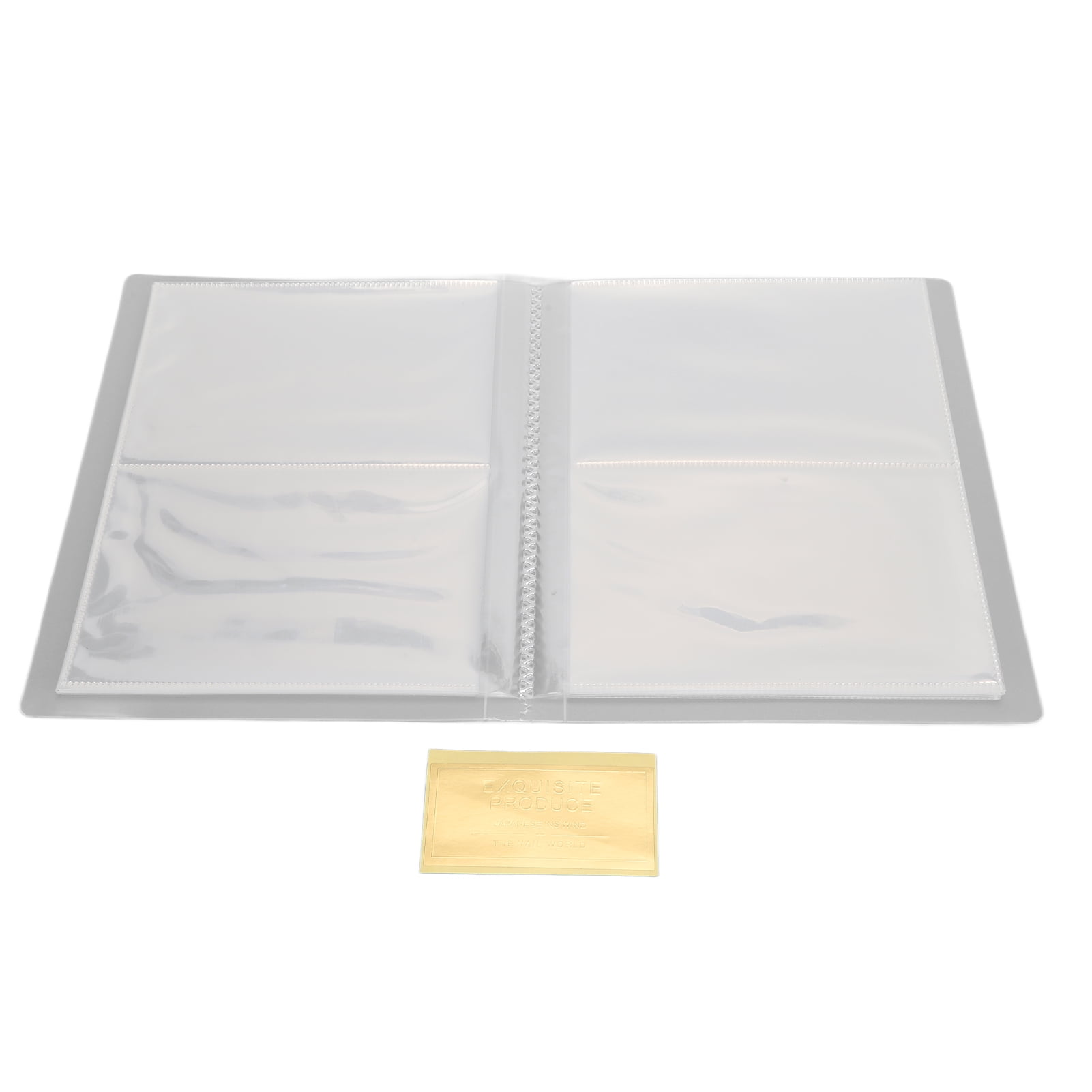 Stickers Book Transparent Large Capacity Nail Stickers Storage Book