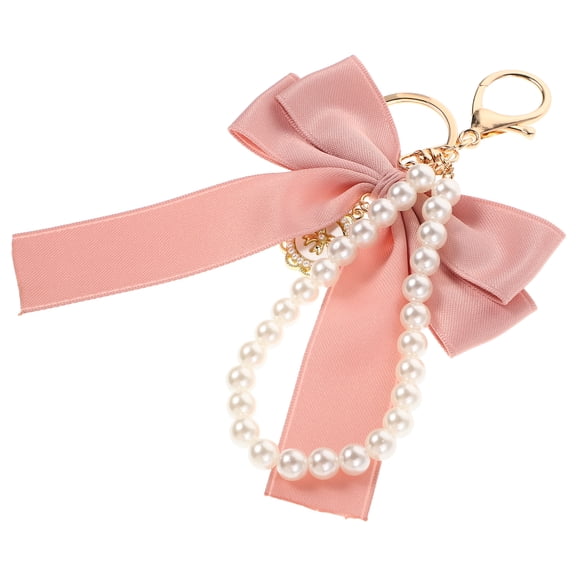 Stickers Bow Keychain Distinctive Accessory Keychain 16.50X10.50X2.00CM Pink