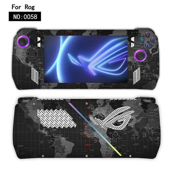 Stickers Cover For Asus Rog Ally Console, Full Protective Skin Decal Set Handheld Gaming Protector Film For Rog Ally Accessories
